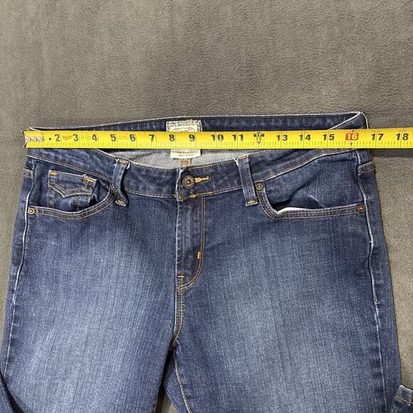 Levis 545 Women's Low Rise Bootcut Blue Denim Jeans Size 12 Inseam 30 - Picture 2 of 9
